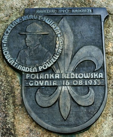 Kamień pamiątkowy Roberta Baden-Powella