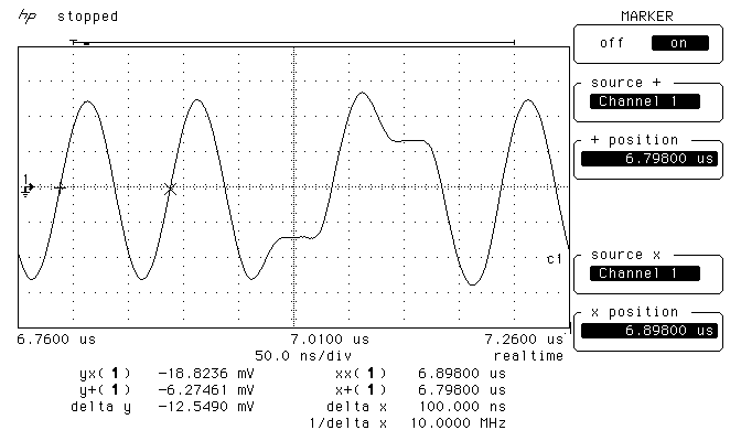 Measure differential Ethernet signal using active differential probe